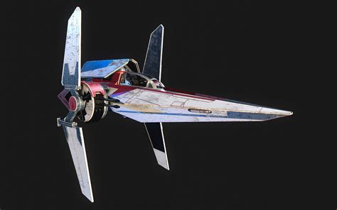 V - Wing Star Wars 3D Model by KATEDRA604