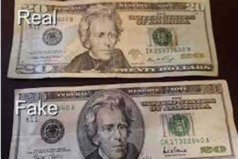 How To Detect A Fake 20 Dollar Bill - Dollar Poster