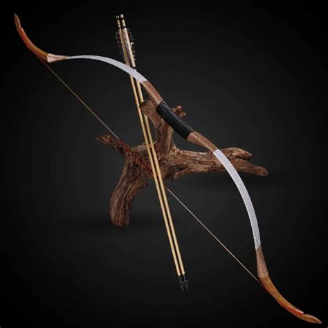 25 50lbs Archery Pure Handmade Recurve Bow Traditional longbow Wooden Hunting Target Shooting ...