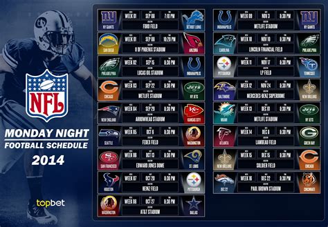 Monday Night Football In 2024 Schedule - Kelsi Catherin