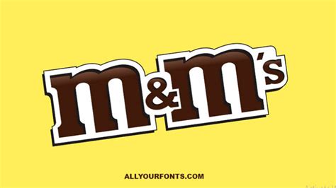 M&M’s Logo Font - Fonts Hut