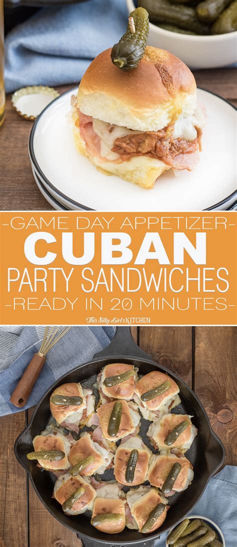 Baked Cuban Party Sandwiches, (AD) classic Cuban sandwich flavors in ...