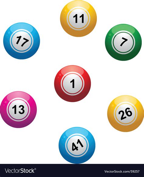 Bingo balls Royalty Free Vector Image - VectorStock