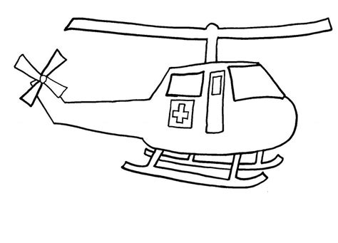 Free Printable Helicopter Coloring Pages For Kids