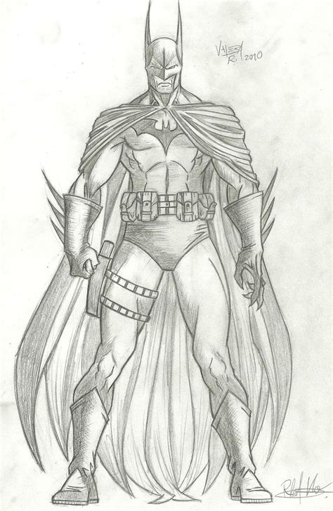 Batman sketch 3 by RV1994 on DeviantArt