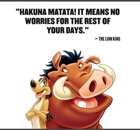 Timon and Pumba say it best!! | Uplifting quotes, Disney quotes ...