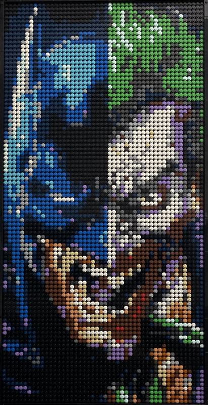 LEGO MOC Lego Art Batman & Jokers (31205 x 2) by anderson_brick_art | Rebrickable - Build with LEGO