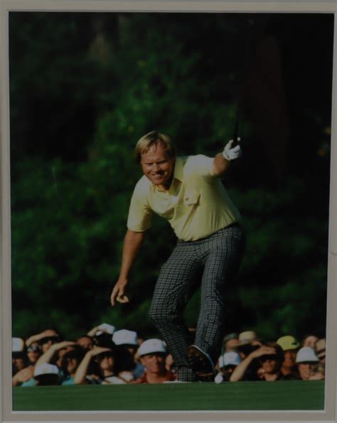 Jack Nicklaus Signed 18x23.5 Custom Framed Signed Cut Display (PSA Encapsulated) | Pristine Auction