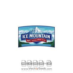 Ice Mountain Logo Vector