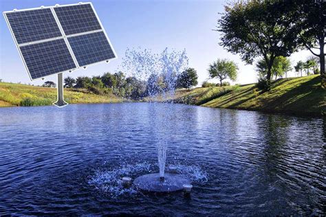 1/3 HP Solar Powered Pond Fountain | Discount Pond Shop