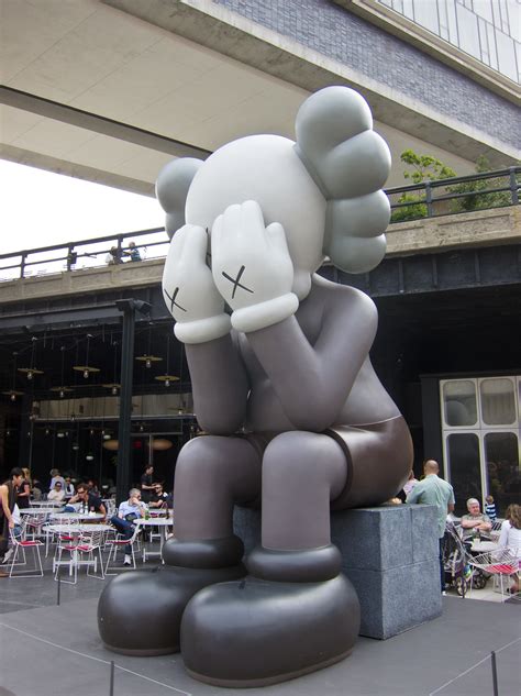 Companion (Passing Through) Sculpture by KAWS at The Standard NY