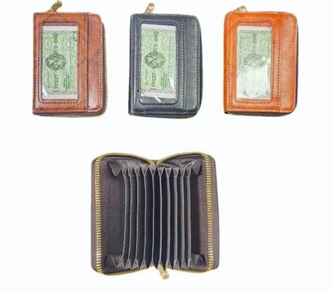 Pu leather Zipper card holder, For Office at Rs 80/piece in New Delhi | ID: 2851554796162