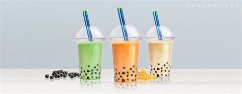 Glass & metal bubble tea straws for popping boba | Coldsea.eu