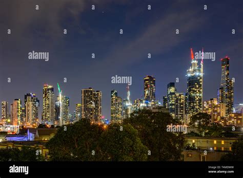 Melbourne City Skyline Stock Photo - Alamy