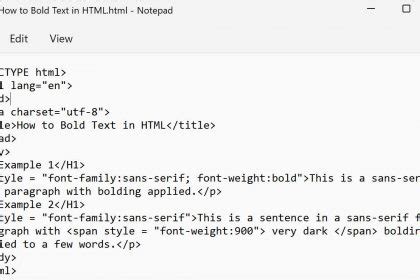 How to Bold Text in HTML - Instructions - TeachUcomp, Inc.