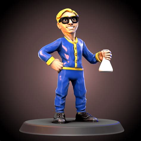 Fallout Vault-Tec bobble heads. : r/HeroForgeMinis