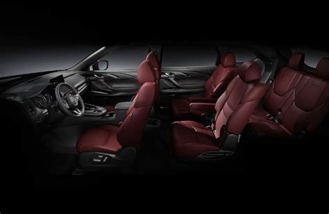 How luxurious is the interior of the 2023 Mazda CX-9 SUV?