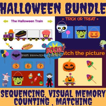 Halloween Bundle - Boom Cards Distance Learning by jajaotrp | TPT