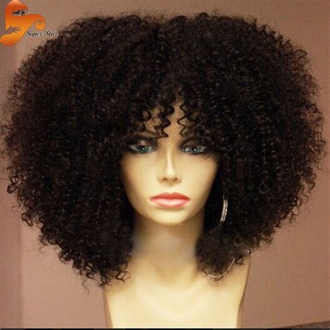 Kinky Curly Full Lace Wig Brazilian Virgin Hair Full Lace Human Hair Wigs Afro Kinky Curly ...