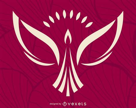 Minimalist Phoenix Logo Template Vector Download