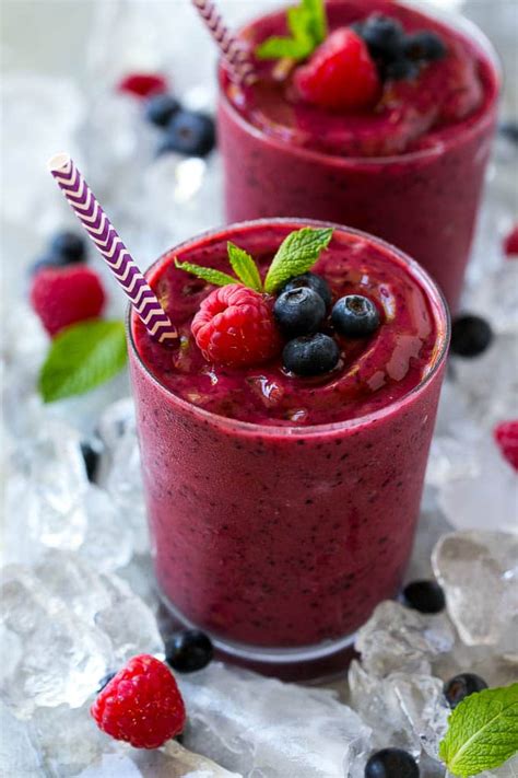 Frozen Fruit Smoothie - Dinner at the Zoo