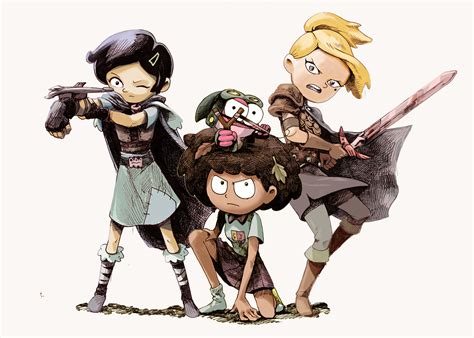 anne sprig marcy and sasha. : amphibia