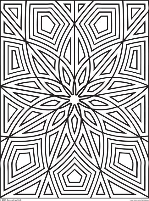 Printable Pattern Coloring Pages