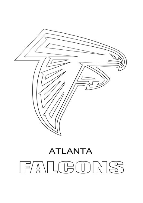 Atlanta Falcons Printable Coloring Pages