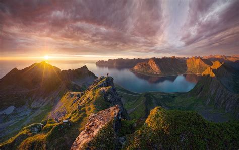 sunset over senja, norway photo | One Big Photo