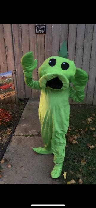 Child Plants Vs Zombies Peashooter Costume