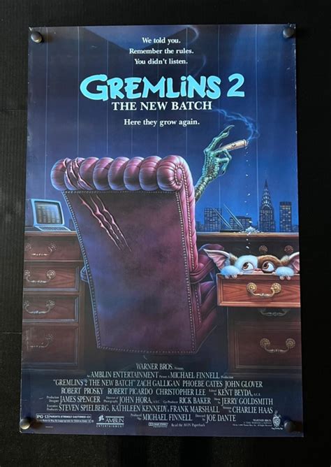 Gremlins 2 Original Movie Poster - Etsy