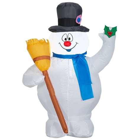 42" Inflatable Frosty the Snowman - Walmart.com - Walmart.com