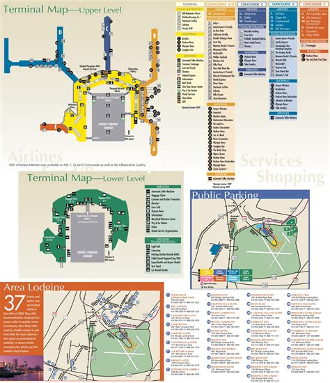 Baltimore–Washington International Airport map - Ontheworldmap.com