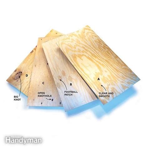 Types of Plywood Grades and What You Should Know | Family Handyman