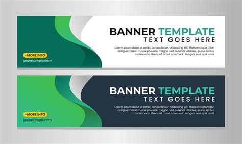 Horizontal banner template design 36233698 Vector Art at Vecteezy