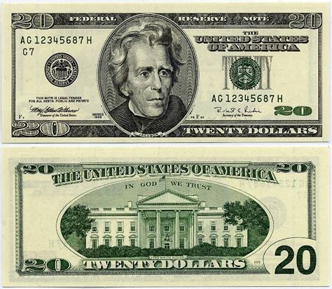 Fake 20 Dollar Bill Printable