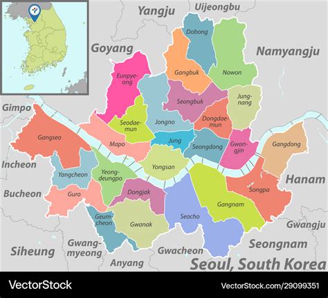 Seoul Korea On Map