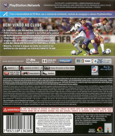 FIFA Soccer 13 (2012) PlayStation 3 box cover art - MobyGames