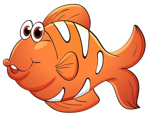 Illustration Of Cute Fish Cartoon Vector Art At Vecteezy | The Best ...