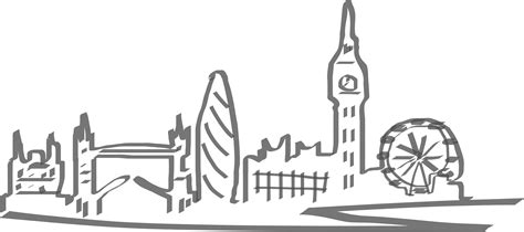 Free London Skyline Silhouette Png, Download Free London Skyline Silhouette Png png images, Free ...