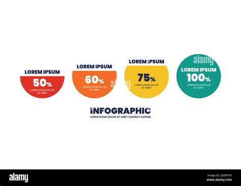 Circle infographic percentage design. vector illustration Stock Vector Image & Art - Alamy