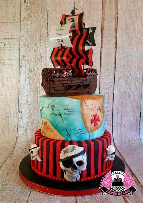 Pirate Ship Cake - Decorated Cake by Cakes ROCK!!! - CakesDecor