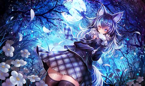 18+ Wolf Girl Anime Wallpaper - Anime Top Wallpaper