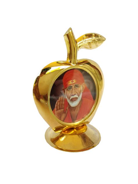 Buy Shirdi Sai baba apple car dashboard stand 2.5 inches Online @ ₹250 from ShopClues