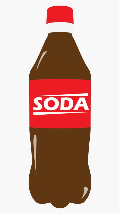 Drinks Clipart Coke - Soda Pop Bottles Clip Art, HD Png Download - kindpng