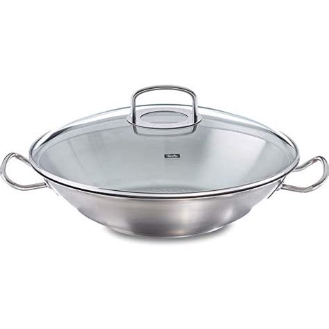 Fissler Original-Profi Collection 2019 Stainless Steel Wok with Glass Lid, 13.8" - The Home ...