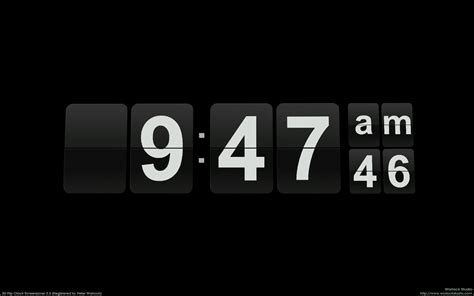 How to get the flip clock screensaver on windows - seedklo