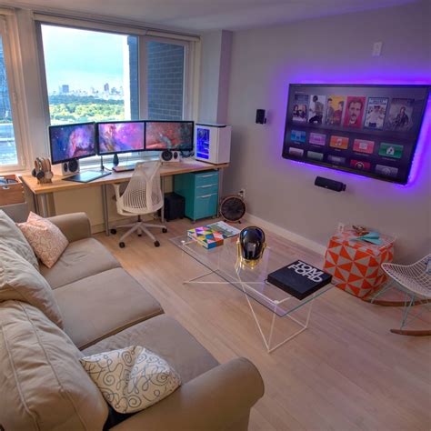 50 Awesome Gaming Room Setups [2023 Gamer's Guide] | Small game rooms, Games room inspiration ...