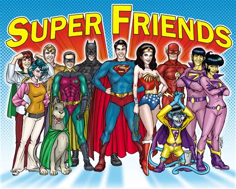 Super Friends Cartoon Characters