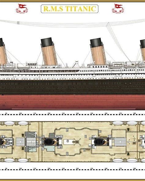 TITANIC 1912 on Instagram: “BOAT DECK AND \ OR PART CENTER OF RMS TITANIC. Profile and plant. In ...